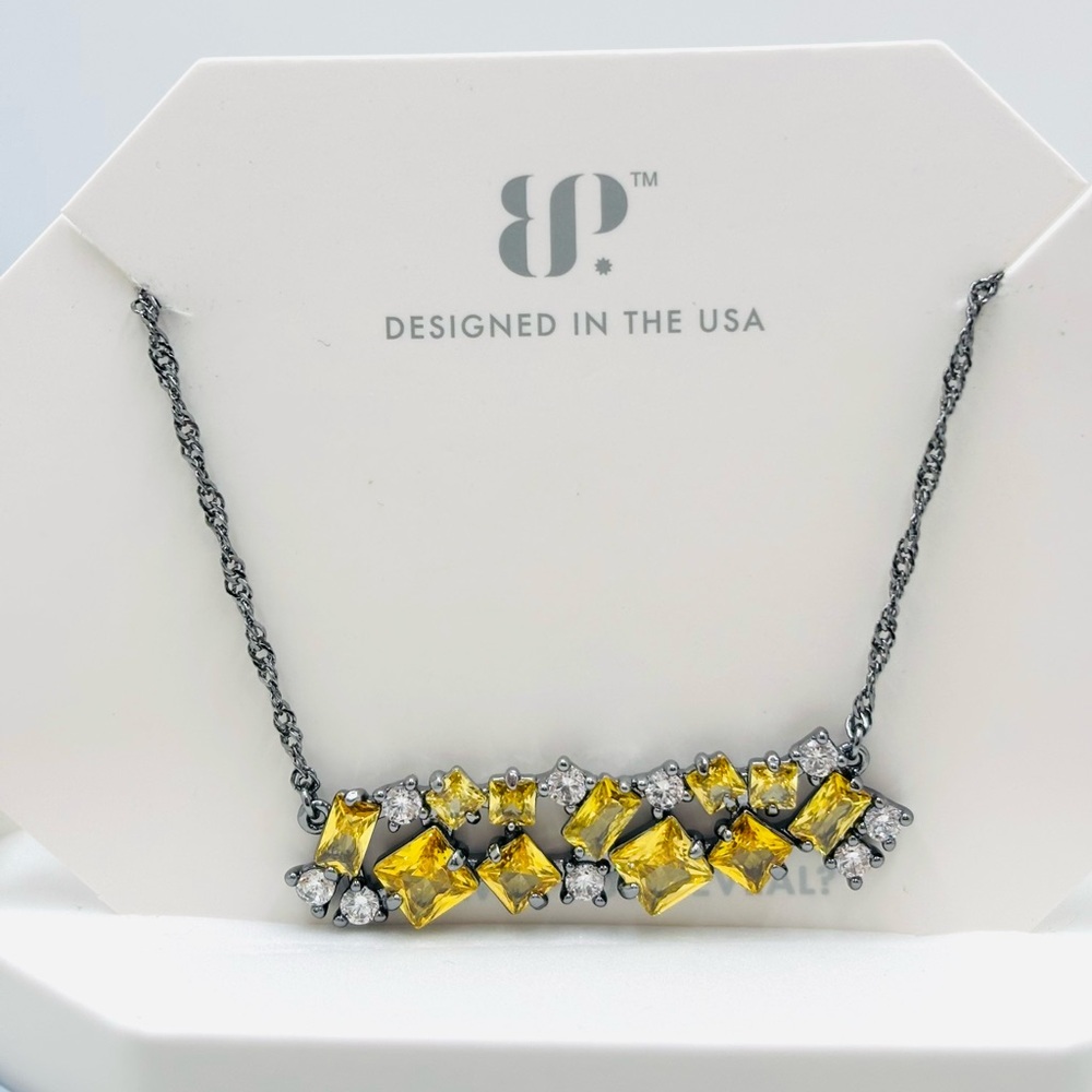 Bomb Party hematite necklace